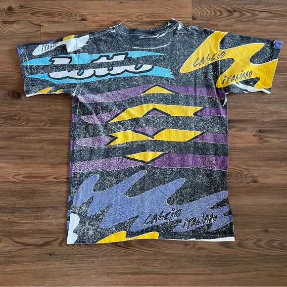 Vintage Lotto Calcio Italiano Single Stitch Tee - Picture 2 of 6